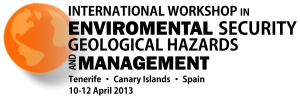 Logo International Workshop in Enviromental Security, Geological Hazards and Management